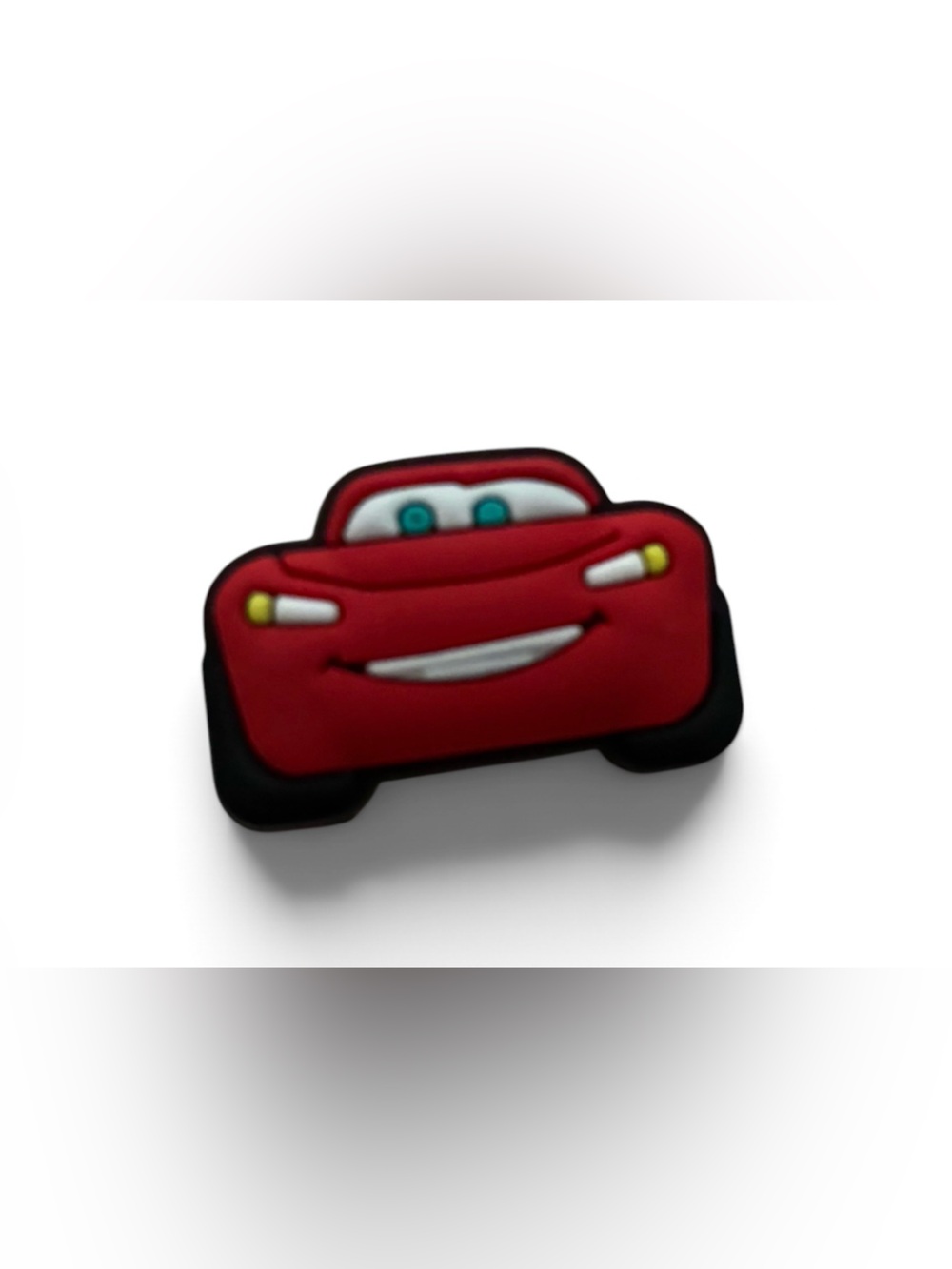 Red Cartoon Car Shoe Charm